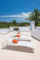Bazza Sling 4-Position Contour Outdoor Chaise Lounge, Augustine Pewter/Graphite