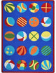 Kid Essentials Rug, Have a Ball, 7'8"x10'9"