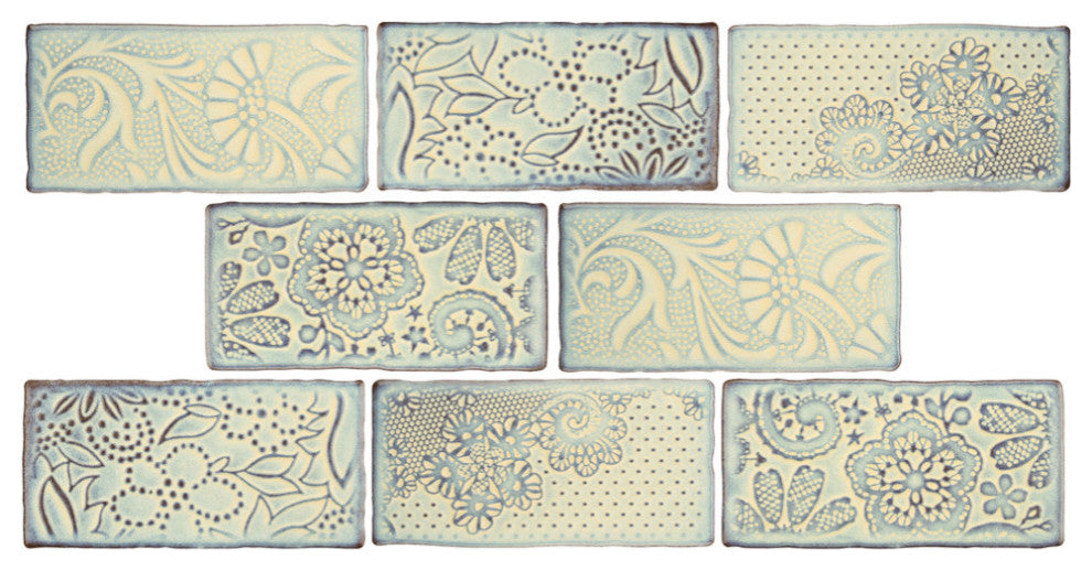 Antic Feelings Ceramic Subway Wall Tile, Pergamon
