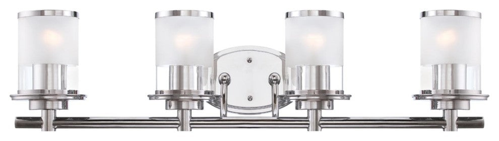 Essence 4-Light Bath Bar, Chrome