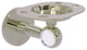 Clearview Tumbler and Toothbrush Holder with Twisted Accents, Polished Nickel