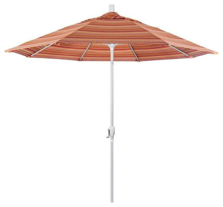 9' Aluminum Umbrella Push Tilt, Sunbrella, Dolce Mango