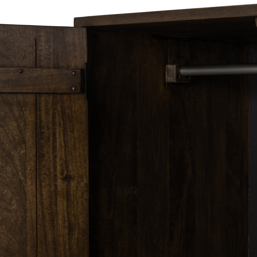 Ophelia Armoire-Aged Brown
