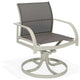 Coral Reef Sling Swivel Rocker Dining Chair