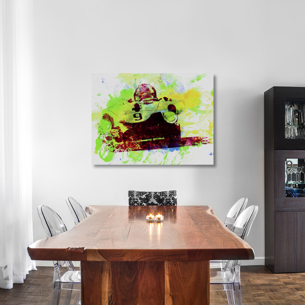"Classic Ferrari on Race Track" Fine Art Print