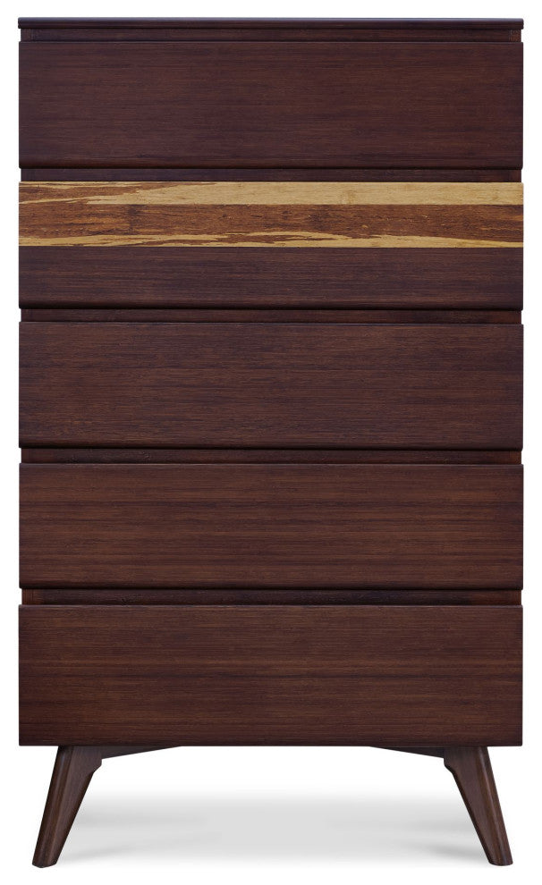 Azara Five Drawer Chest, Sable