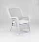 Key West Rustic White Rocker, Rave Kiwi