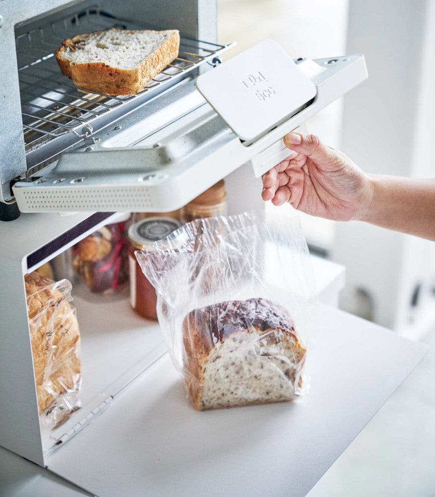 Tower Bread Box, White