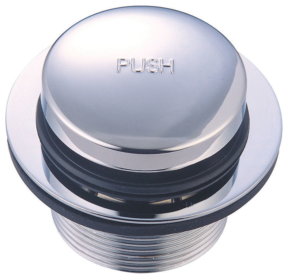 Bath Waste and Overflow-Tip-Toe Bath Strainer, Polished Chrome