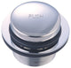 Bath Waste and Overflow-Tip-Toe Bath Strainer, Polished Chrome