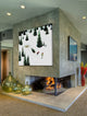 "Cutting Down the Tree" Painting Print on Canvas by John Clymer