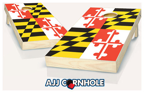 Maryland Flag Cornhole Set