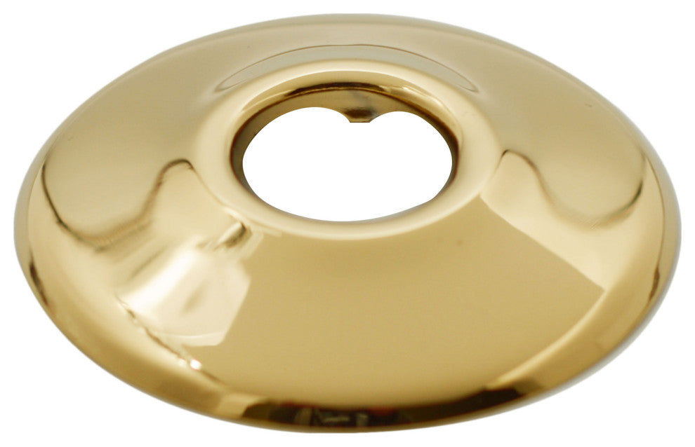 Supply Kit - 1/2" Ips X 3/8" Od X 15" Corrugated In Polished Brass, Polished Brass