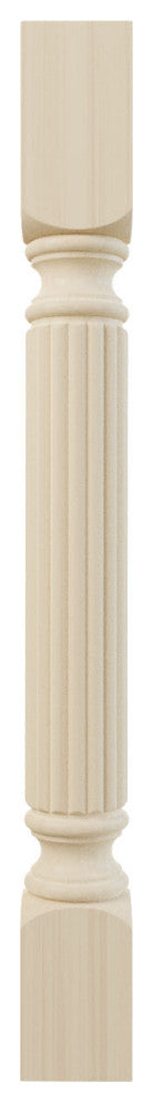 Raymond Reeded Cabinet Column - Rubberwood