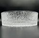 CastelloUSA Stadium Round Glass Crystal Bathroom Vessel Sink Basin, Clear, 16"