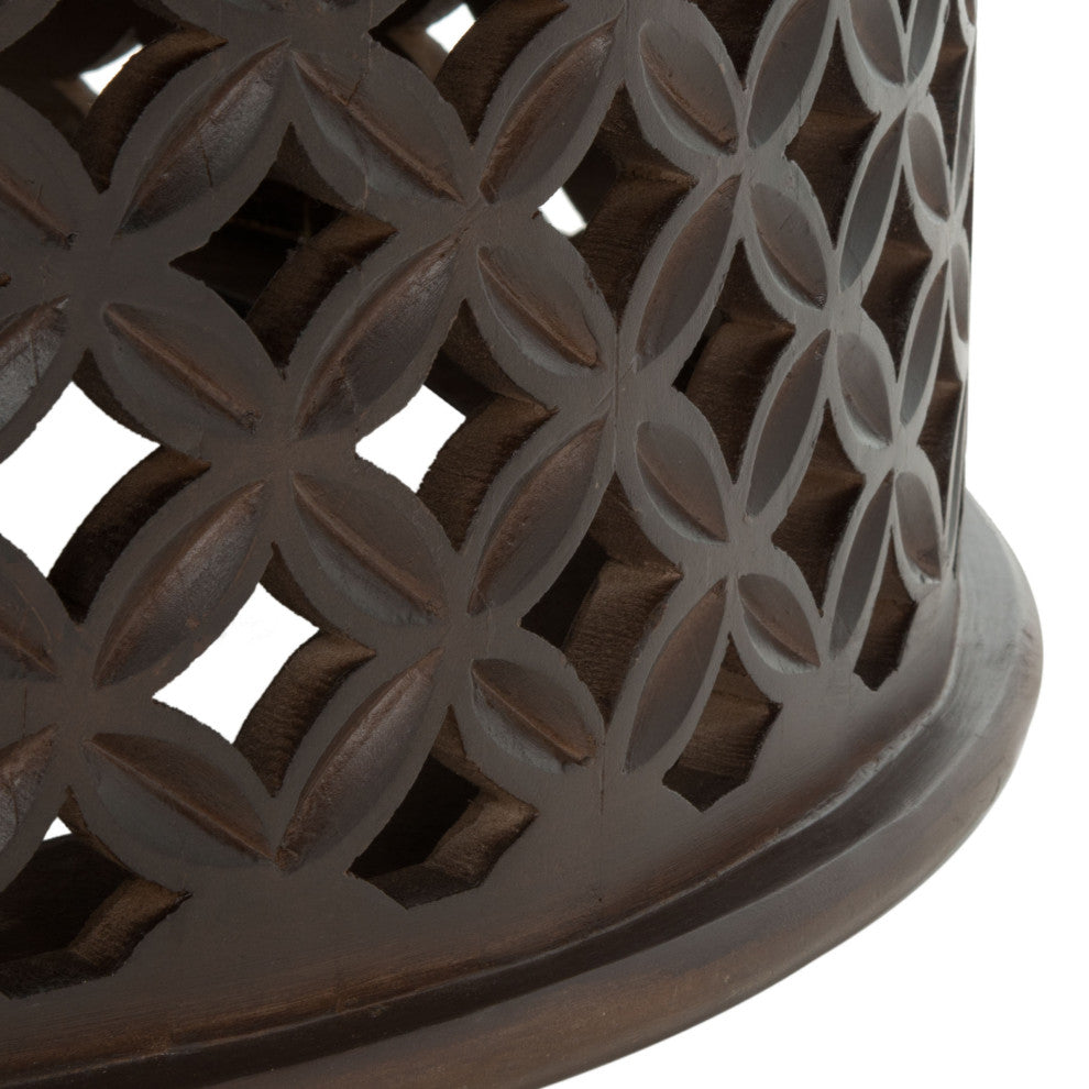 Safavieh Kaydix Round Coffee Table, Brown, Brown