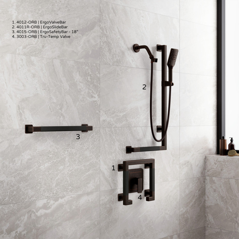 Seville Valve Bar, Oil Rubbed Bronze