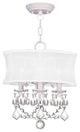 Newcastle Convertible Chain-Hang and Ceiling Mount, White