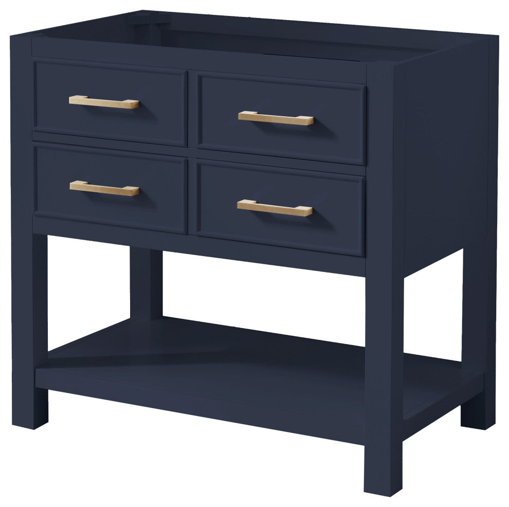 Avanity Brooks 36" Bath Vanity Only, Navy Blue