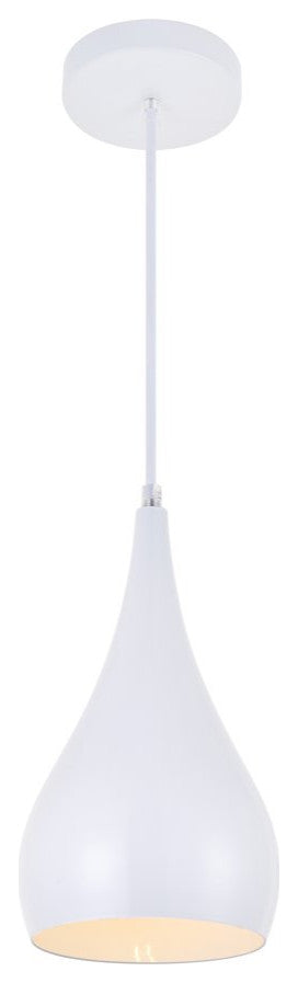 Nicholas 1-Light White Pendant
