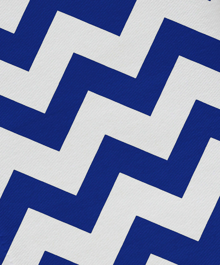 Chevron Decorative Napkin, Dazzling Blue, Set of 4
