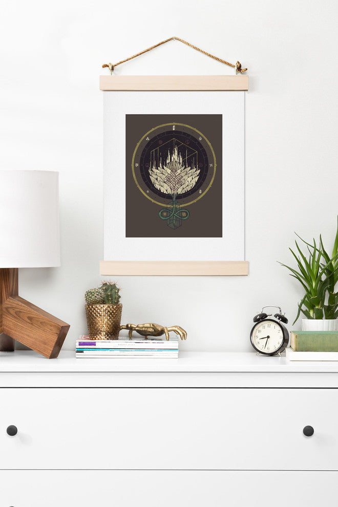Deny Designs Hector Mansilla Fading Dahlia Art Print