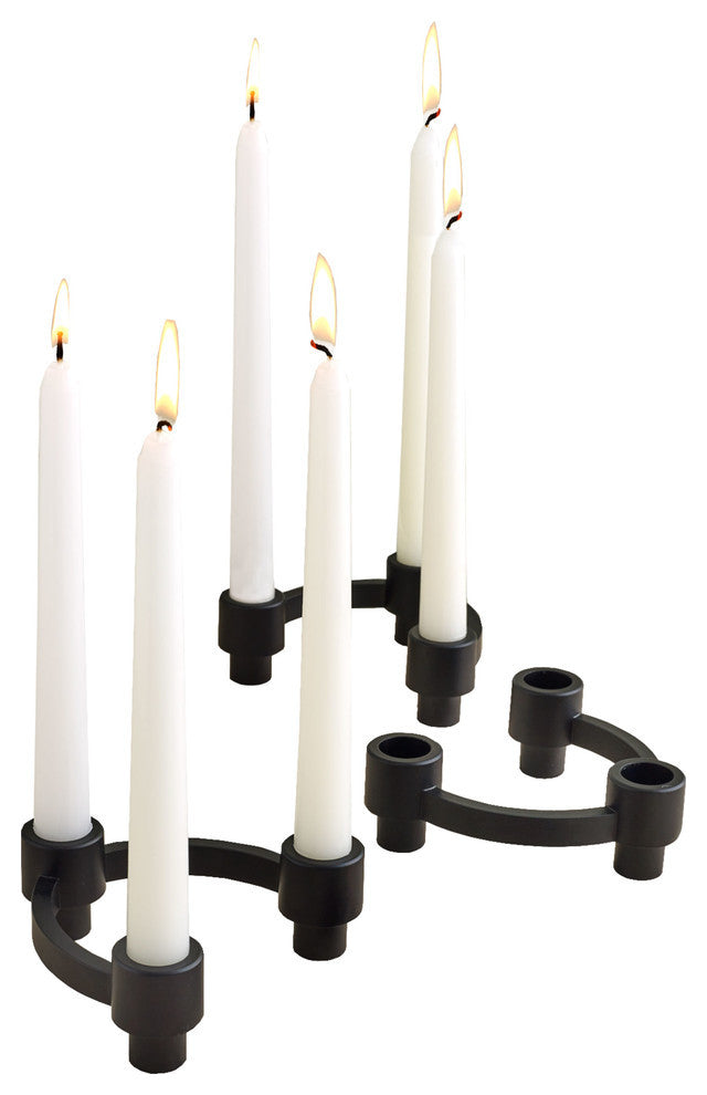 Eos Candleholders, Set of 5