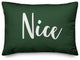 Nice, Dark Green 14x20 Lumbar Pillow
