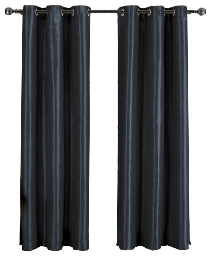 Single Soho Grommet Thermal insulated Blackout Panel, Navy, 42"x84"