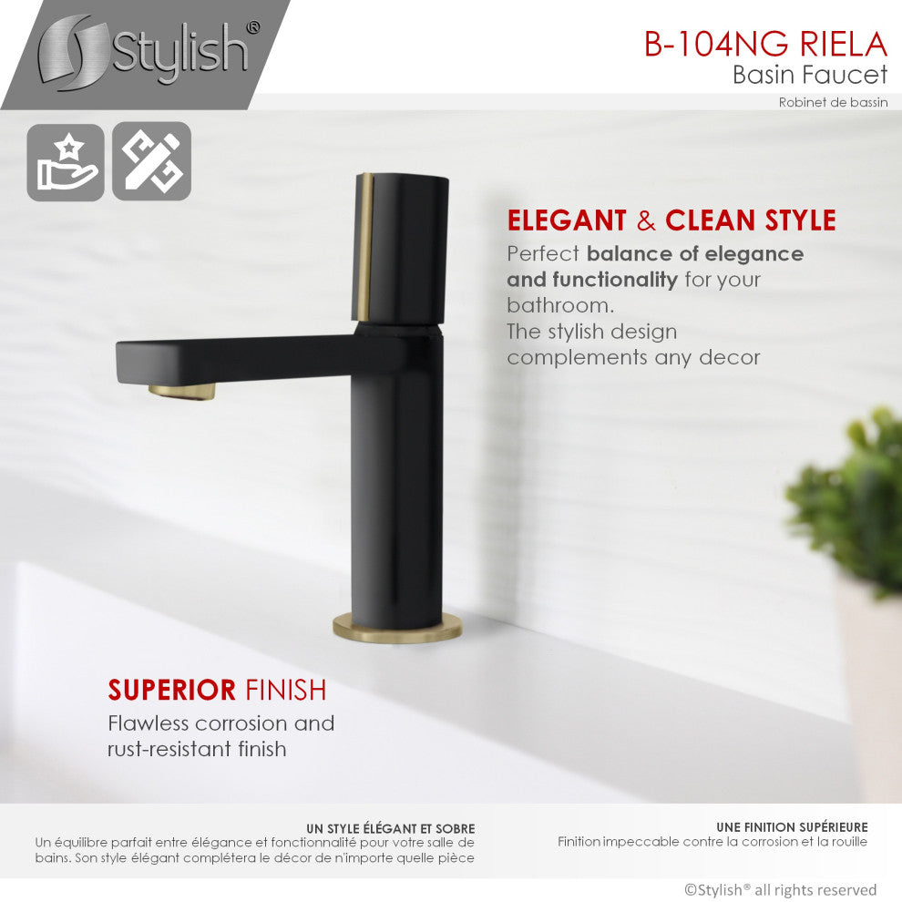 STYLISH Single Handle Modern Bathroom Faucet Basin Sink Faucet