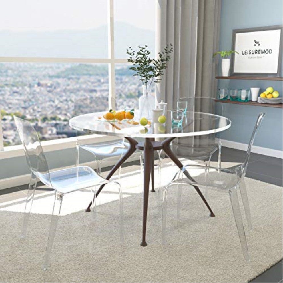 LeisureMod Murray Modern Dining Chair, Set of 4