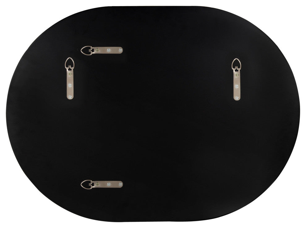 Caskill Capsule Framed Wall Mirror, Black, 18x24