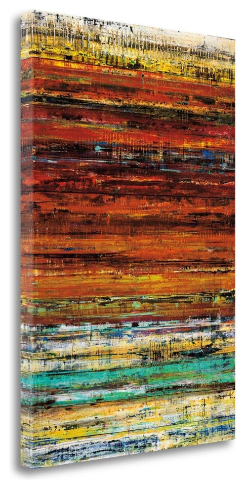 "The Fields" By Hilario Gutierrez, Giclee Print on Gallery Wrap Canvas