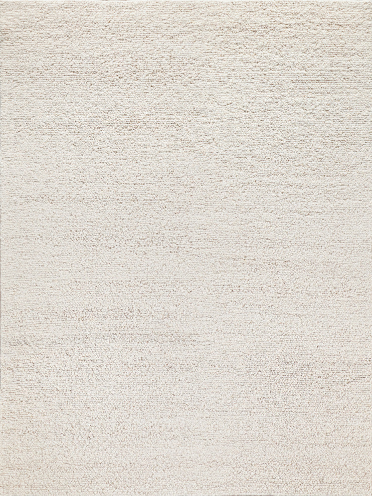 Borelli Handmade Hand Loomed Wool Ivory Area Rug