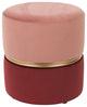 Red Pink Accent Stool | DF Bubble Candy