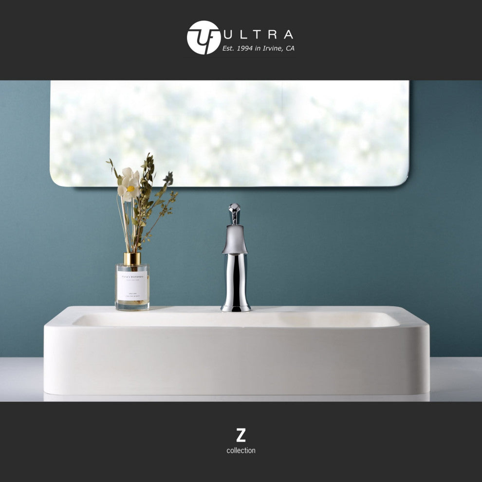 Ultra Faucets UF3521X Single Handle Bathroom Faucet, Polished Chrome