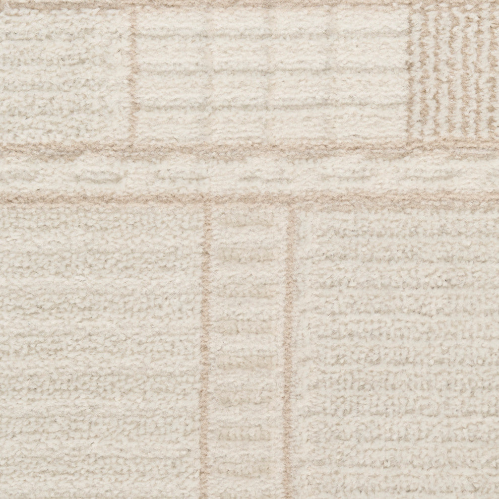 Nourison Nordic 8' x 10' Ivory Beige Modern Indoor Rug