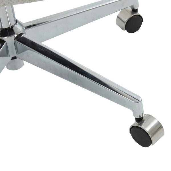 Safavieh Couture Blayke Adjustable Desk Chair Light Grey / Silver