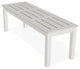 Bazza Outdoor Bench, Snow