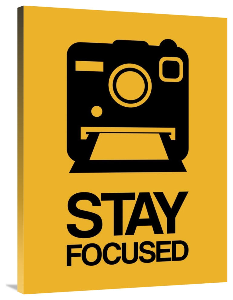 "Stay Focused Polaroid Camera Poster 2" Fine Art Print