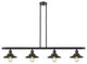 Innovations Lighting 214-Ob-M5 4 Light Island Light
