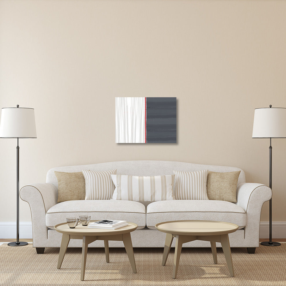 "White And Gray" Fine Art Print