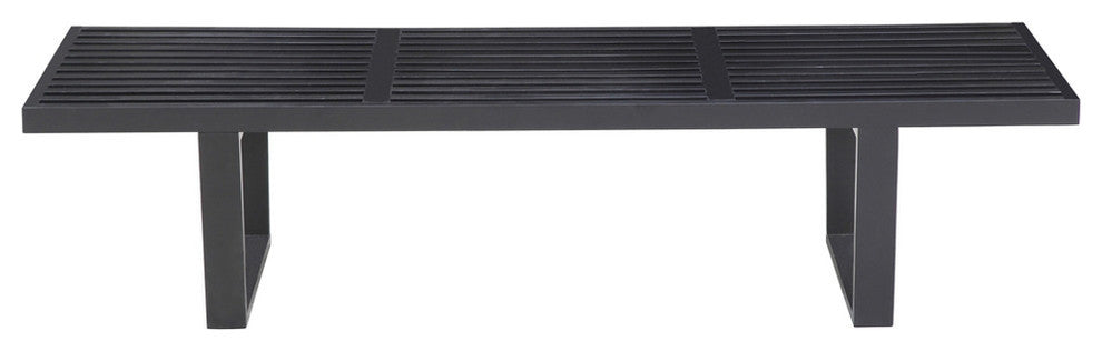 Modern Classics Wood Bench 60", Black