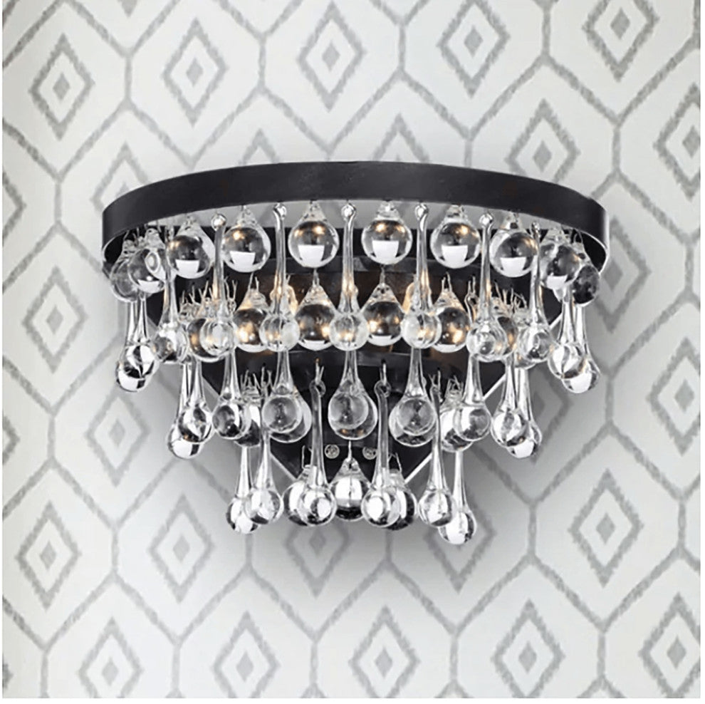 Cindy Taylor 2-light Crystal Wall Sconce