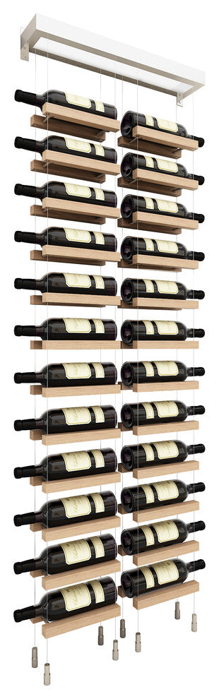 24 bottles wall mounted BUOYANT® wine display rack