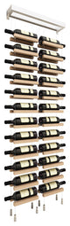 24 bottles wall mounted BUOYANT® wine display rack