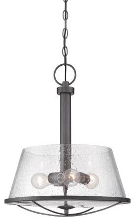 Darby Pendant, Weathered Iron