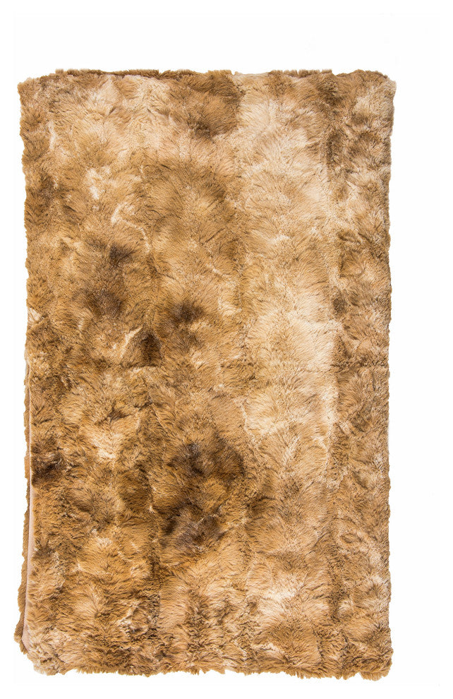 Luxe Home Decor Classic Faux Fur Throw, 1-Piece, 50"x60"