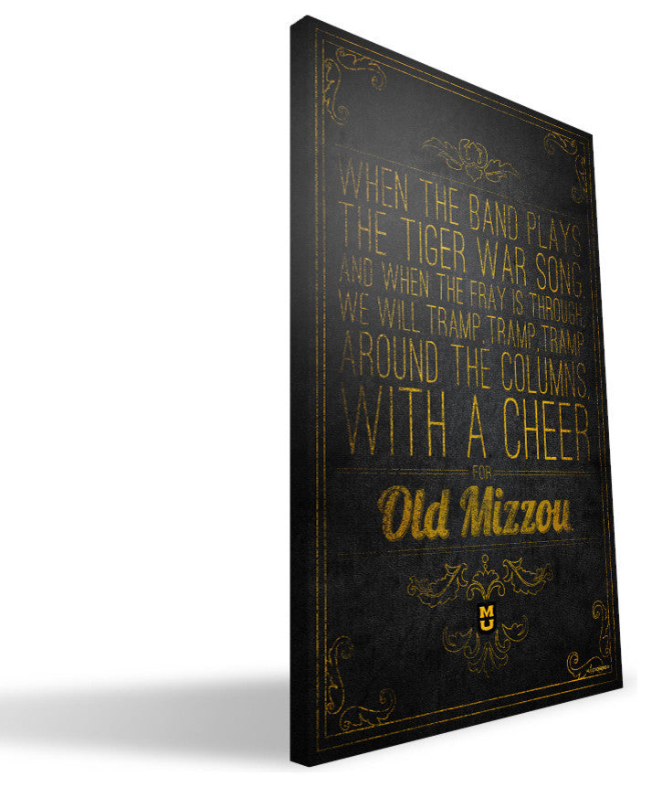 MIS Tigers Song Canvas Print, 16"x24"
