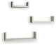 Danya B. Laminated Floating "U" Shelves (Set of 3), White